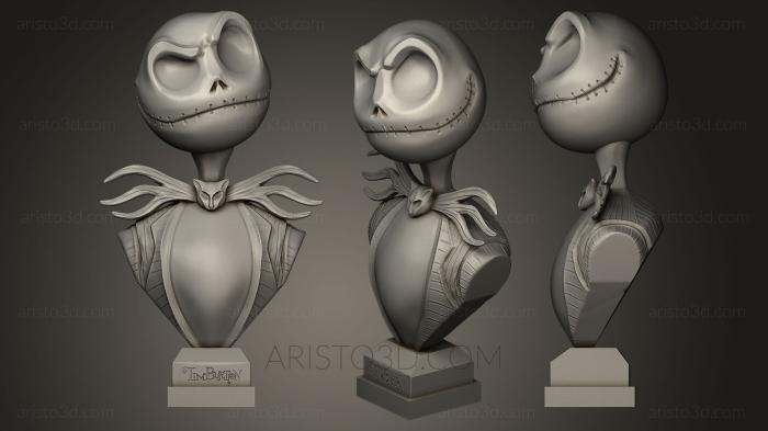 Busts of heroes and monsters (BUSTH_0181) 3D model for CNC machine